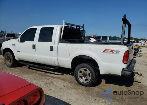 2005 Ford F250 Super Duty из США, поврежденный, VIN 1FTSW21P65EB24587